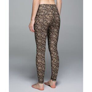 Lululemon Shine Tight (Roll Down) in Shimmy Shimmer Multi Sequin Print Leggings